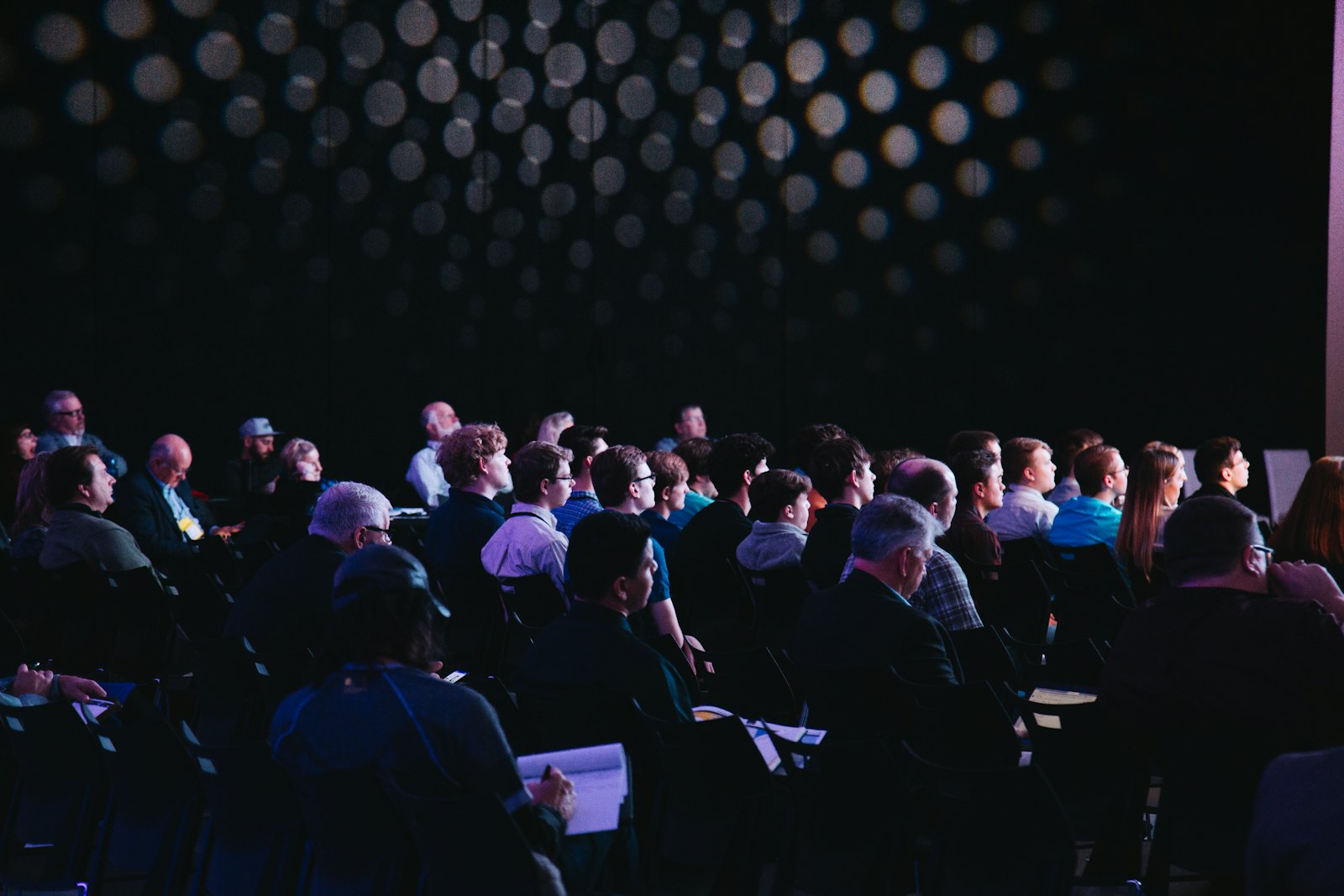 Audience at a forum event